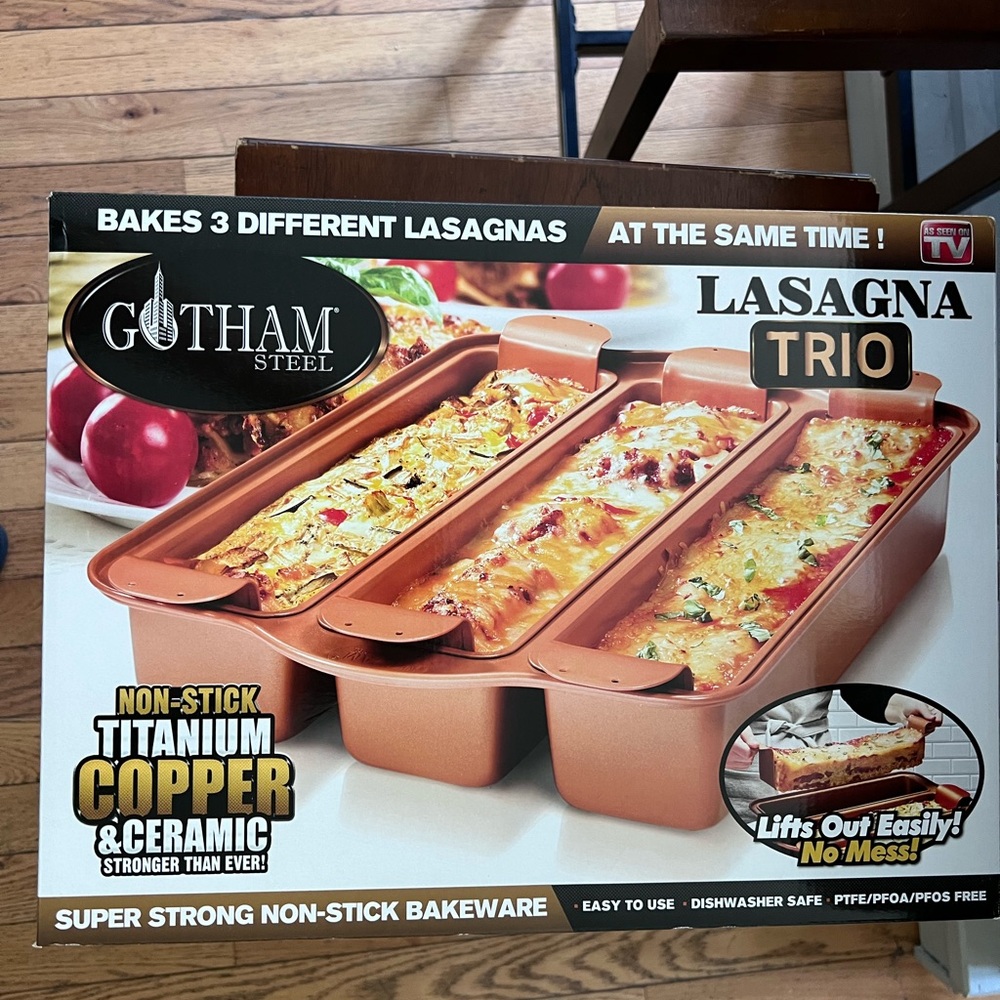 Lasagna trio pan